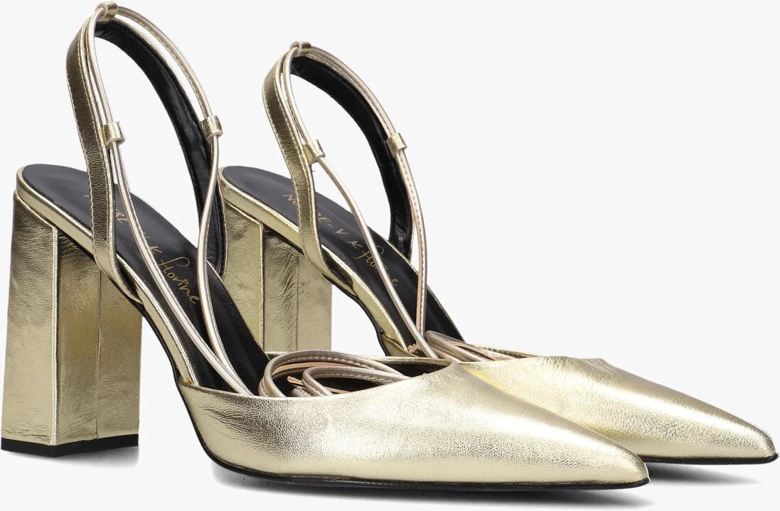 NOTRE-V gouden notre-v pumps x florine