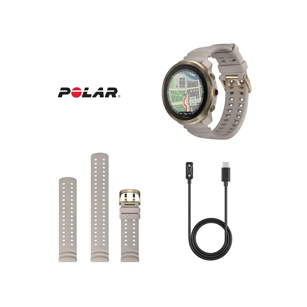 Polar Vantage M3 Sporthorloge Grijs/Goud S-L