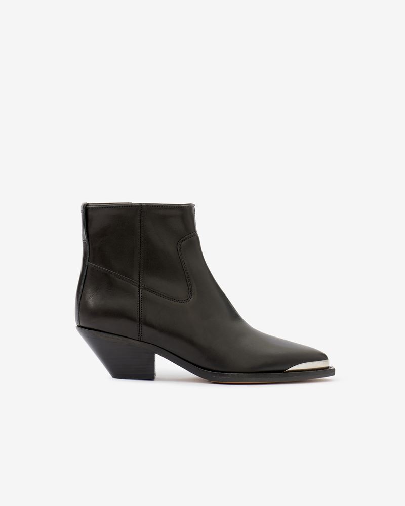 BOTTINES EN CUIR DE VACHETTE ADNAE