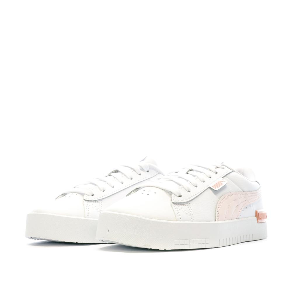 Puma Baskets Blanches/Rose Femme Puma Jada