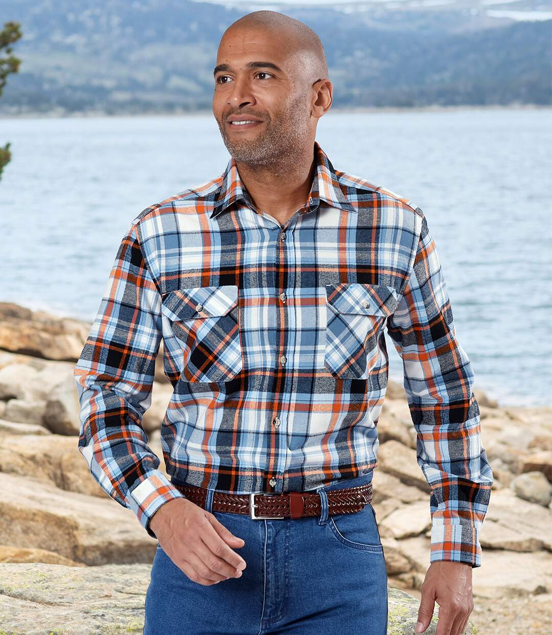 Chemise Flanelle à Carreaux Été Indien