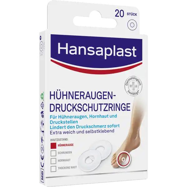 Hühneraugen-Druckschutzringe