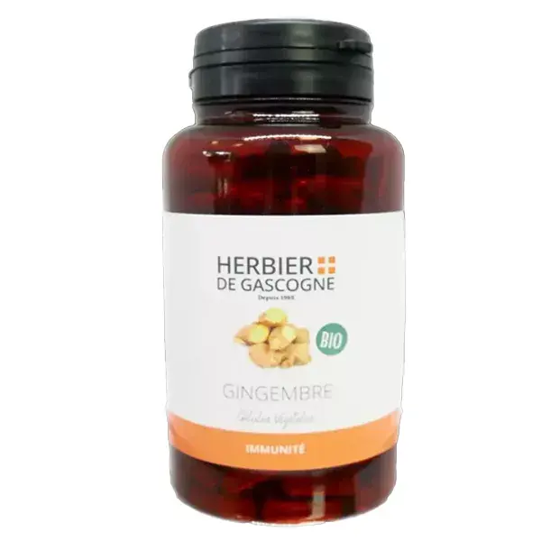 Gengibre orgânico Gascony Herb, 90 cápsulas