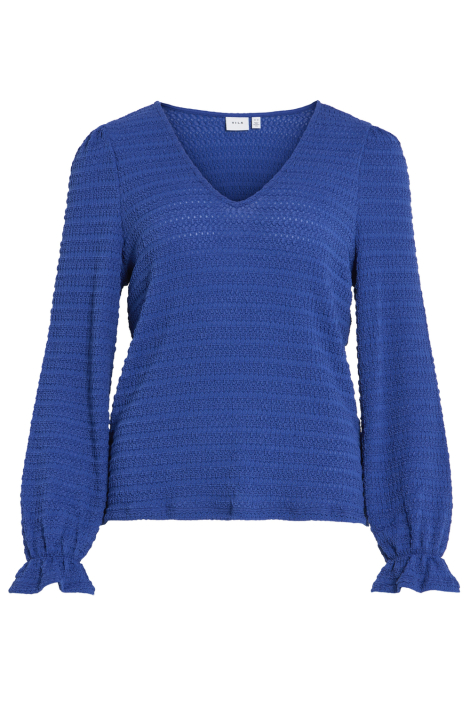 Vila blauwe dames t-shirt