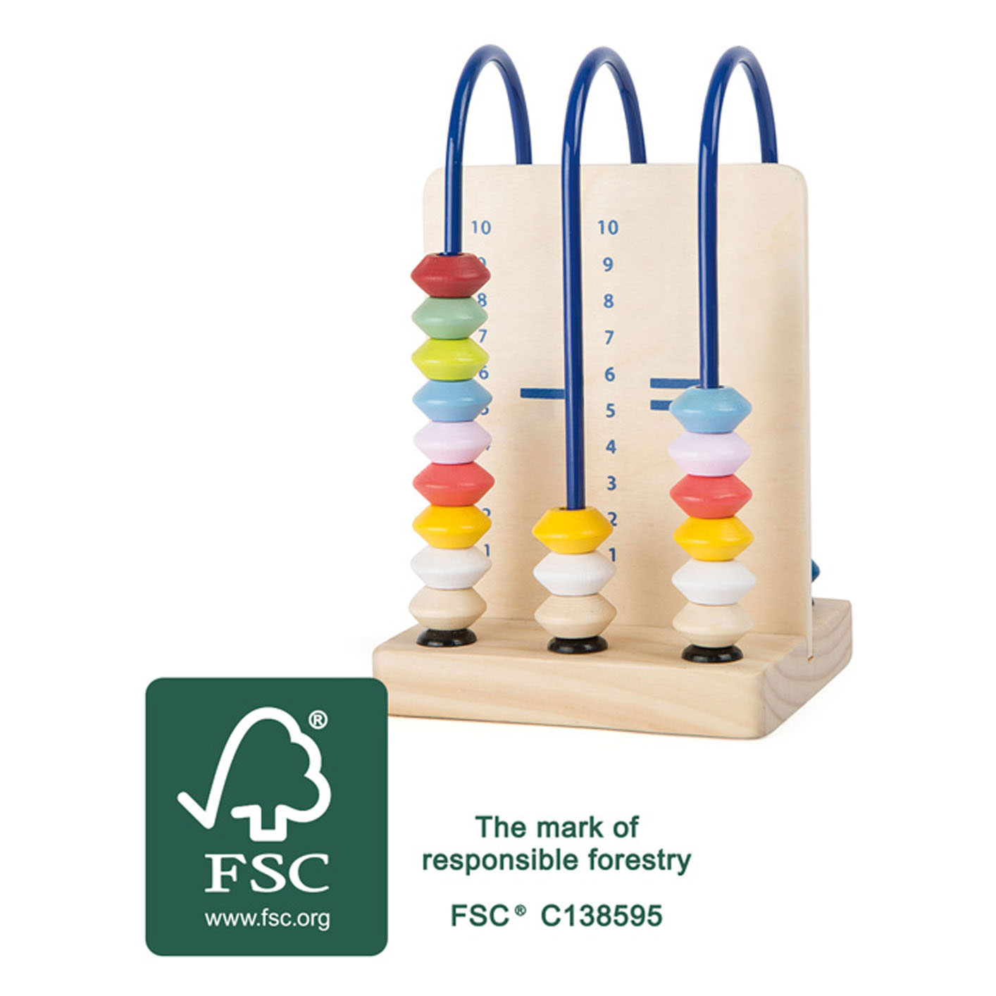Small Foot-Houten Abacus Rekensommen