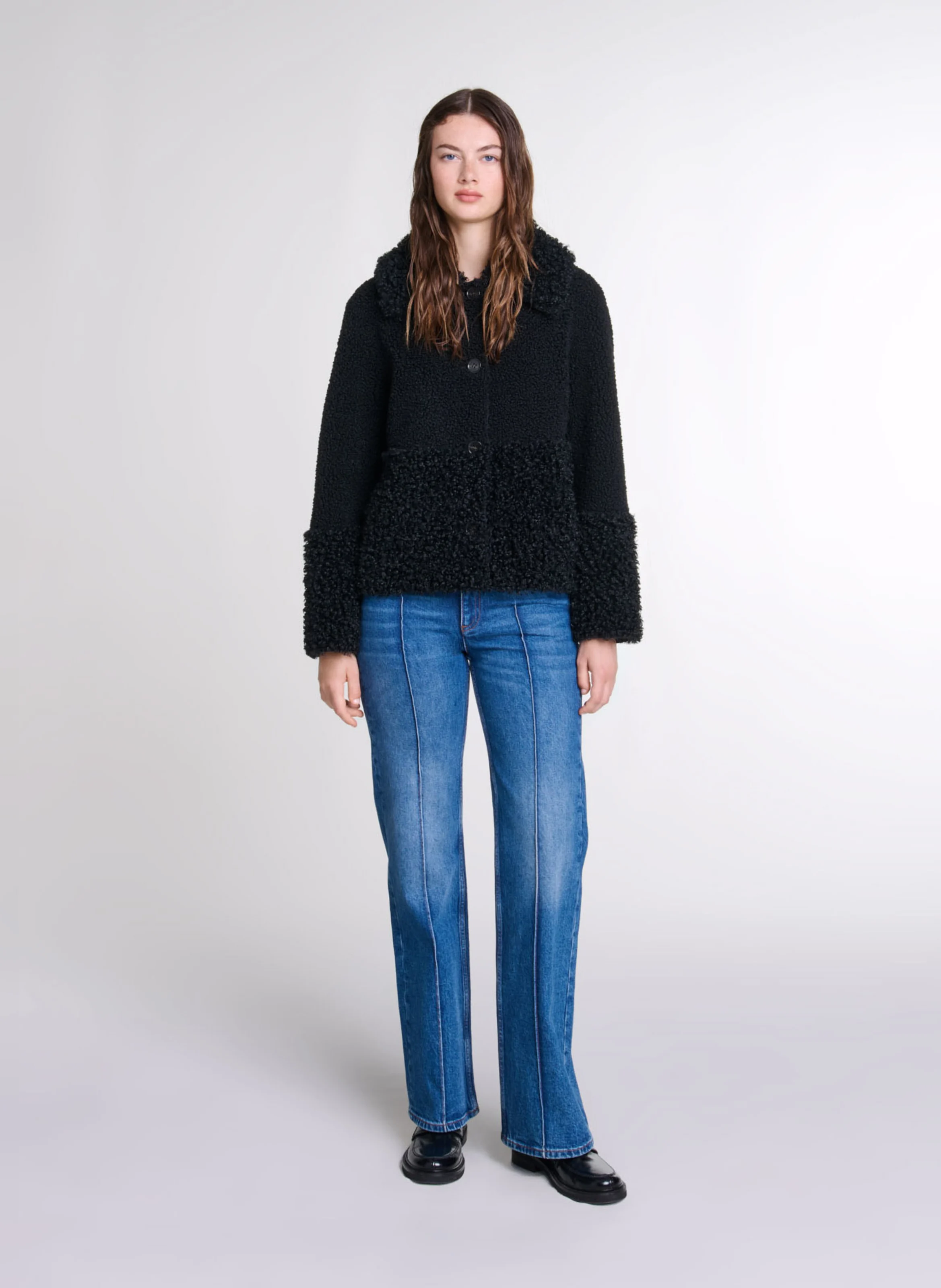 Veste droite | Noir