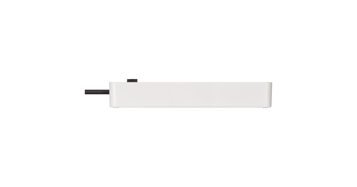BrennenstuhlEcolor 4-voudige stekkerdoos met 2 USB-laadaansluitingen stekkerdoos  (Wit/zwart, 2x USB-C)