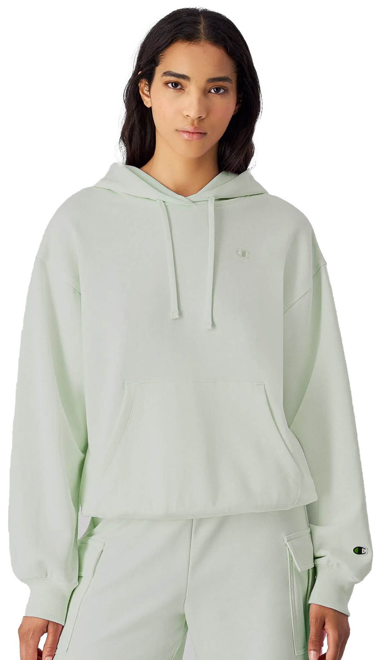 Tonal Icons Hooded Sweatshirt Dame Clever Sage