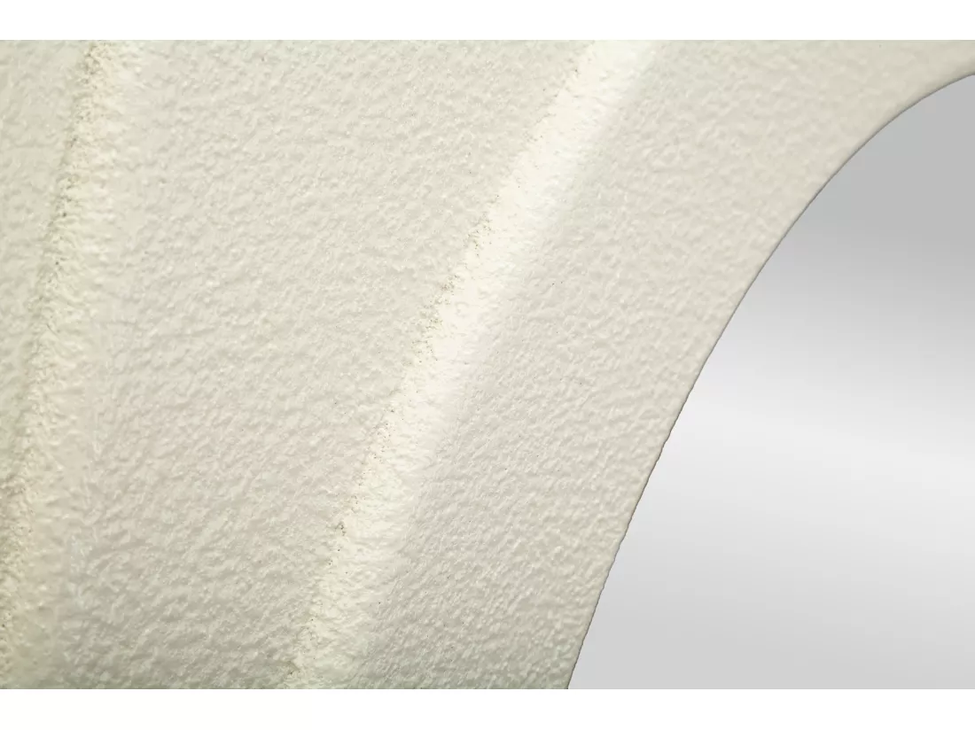 Miroir mural blanc 90x4x165 cm.