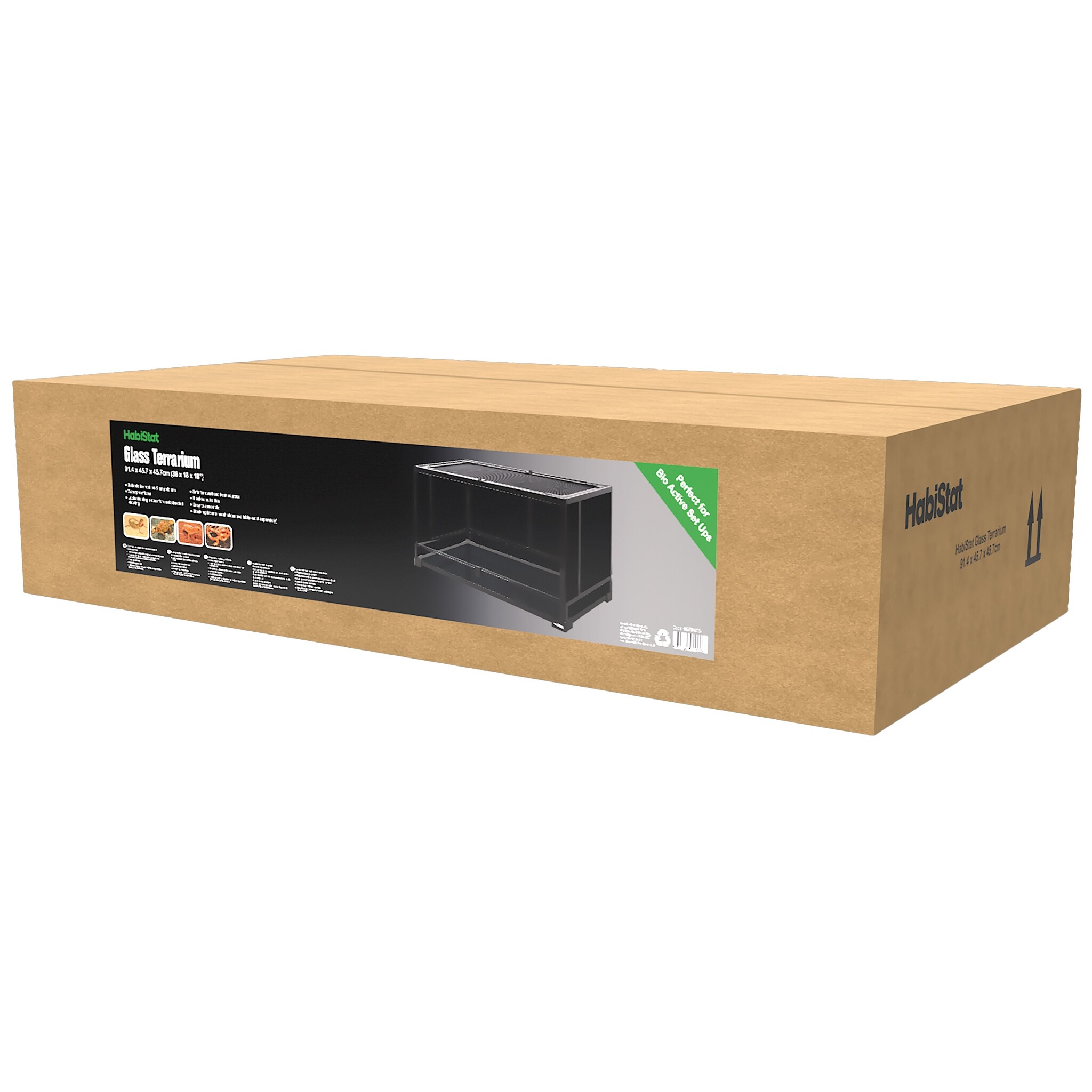 Habistat Glazen Terrarium 91x45x45cm Flat-Packed