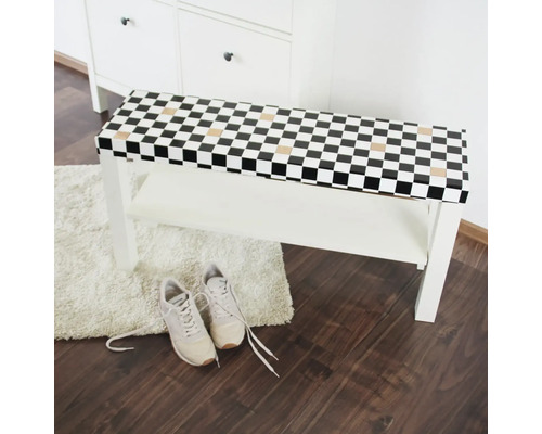 dc-fix® kleeffolie, dambordpatroon, 45x200 cm