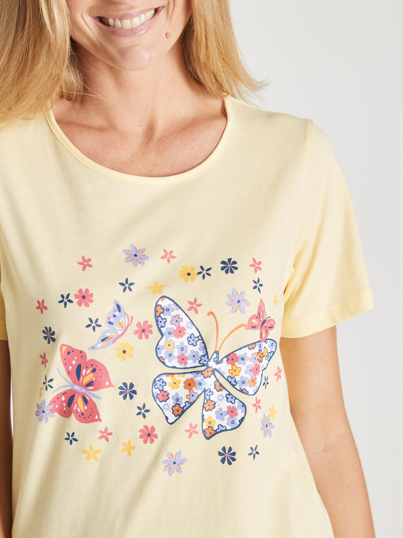 Tee-shirt de pyjama pur coton