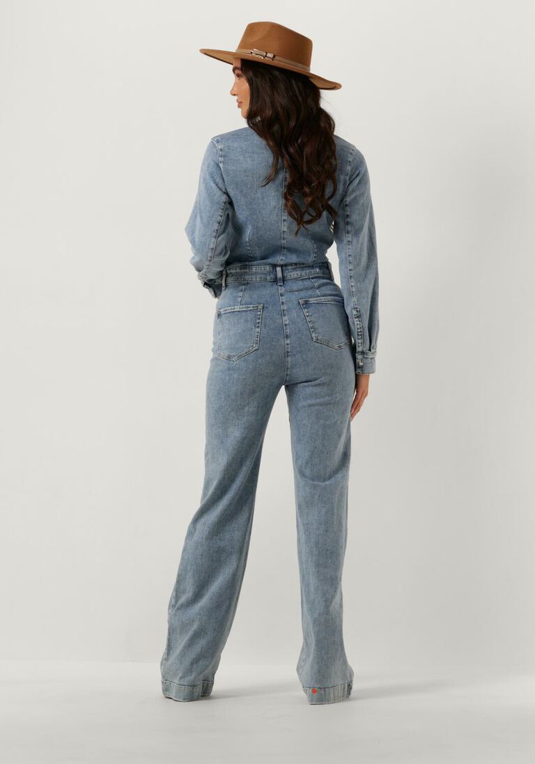 7 FOR ALL MANKIND lichtblauwe 7 for all mankind jumpsuit luxe jumpsuit morning sky