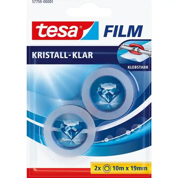 kristall-klar Klebefilm 10m x 19mm
