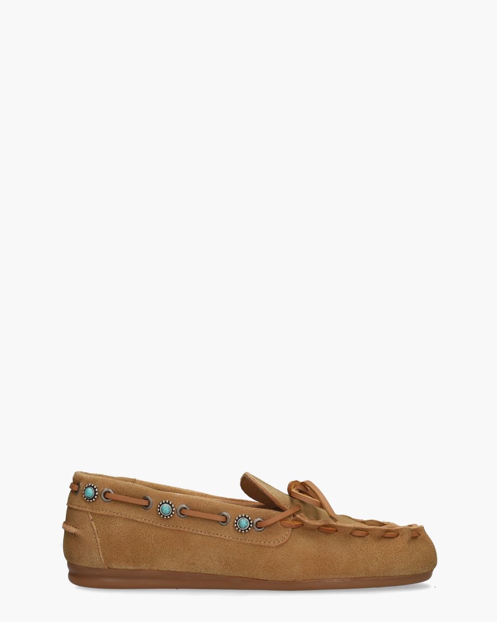 Posa Boat Loafer Western Cognac Damesloafers