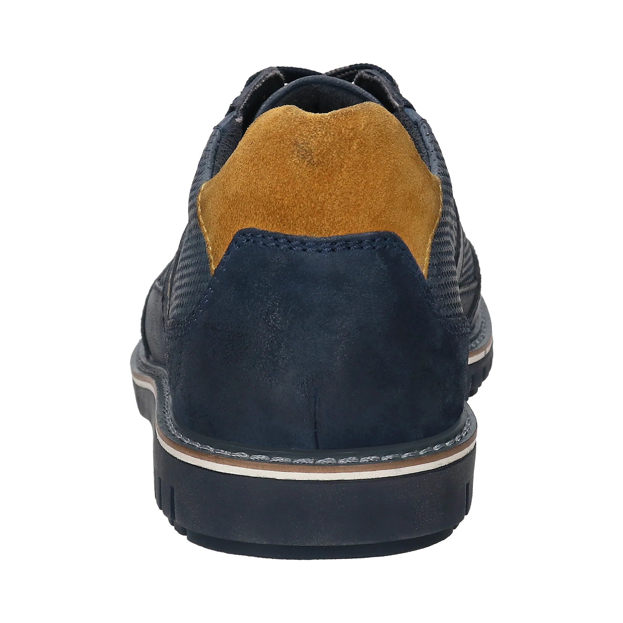 Leder Schnürer blau