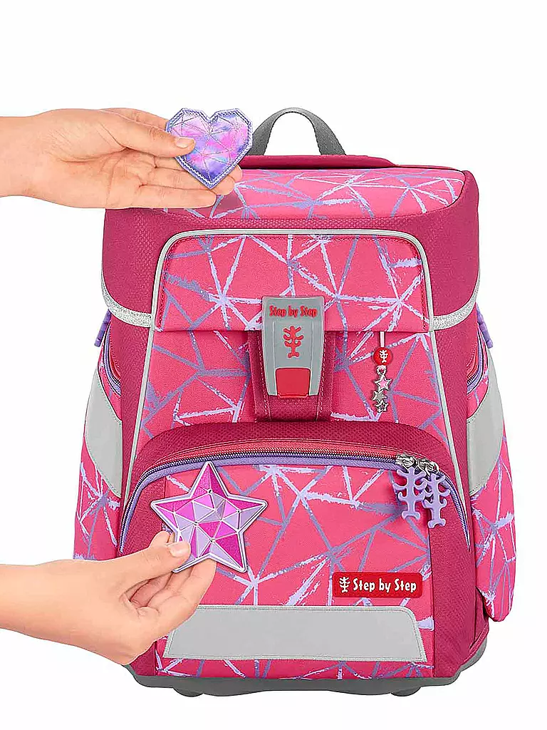 STEP BY STEP Schultaschen Set 5tlg - Space Star Stella pink