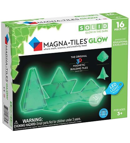 Magna-Tiles Magnetset - 16 Teile - Glow