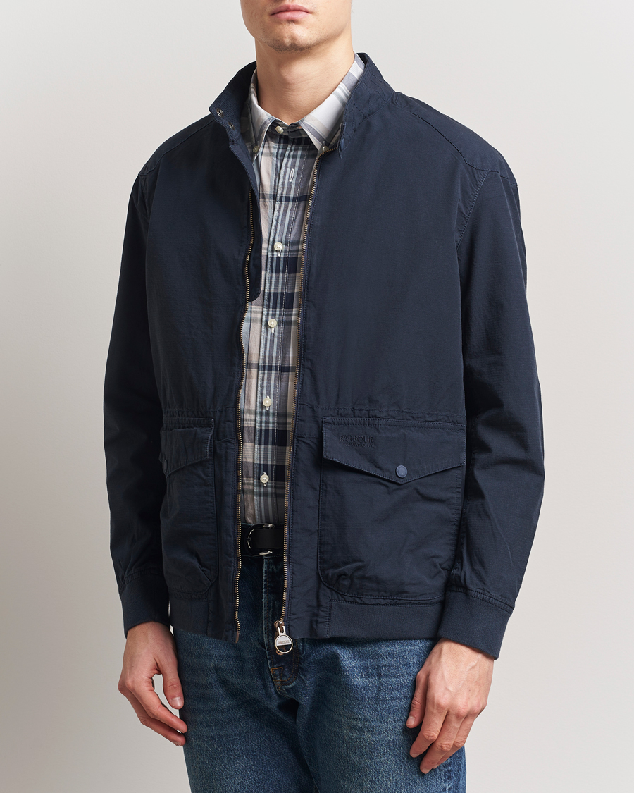 Barbour International Matley Casual Cotton Jacket Navy