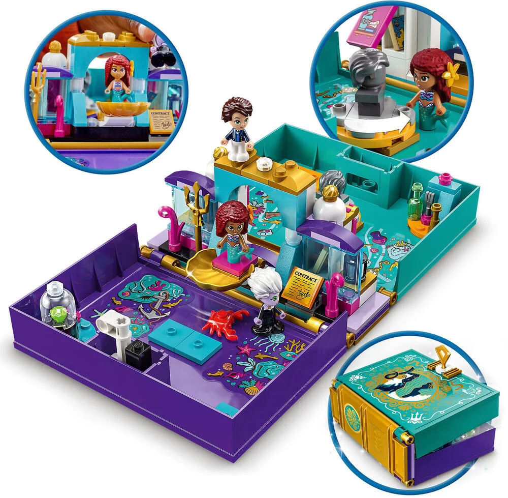 LEGO®DISNEY PRINCESS™ 43213 - LE LIVRE D'HISTOIRE LA PETITE SIRENE