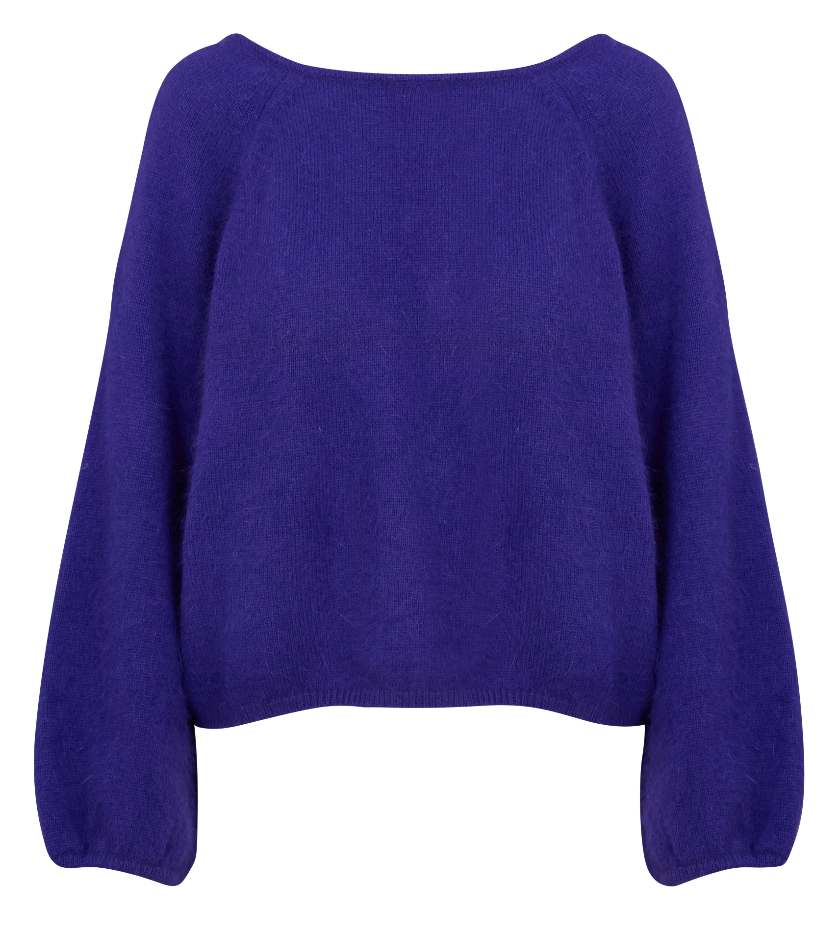 LAUPER - Pull col rond en laine mélangée | Violet
