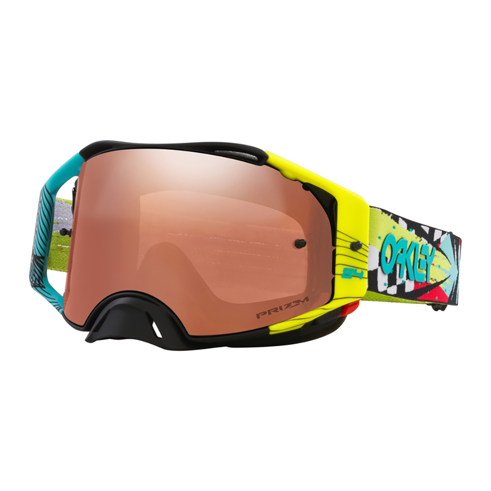Oakley - Masque Airbrake MX Jeffrey Herlings Signature - Ecran Prizm Bleu / Jaune / Noir