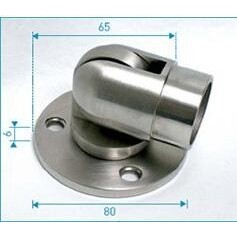 Platine articulée pour départ mural INOXI
