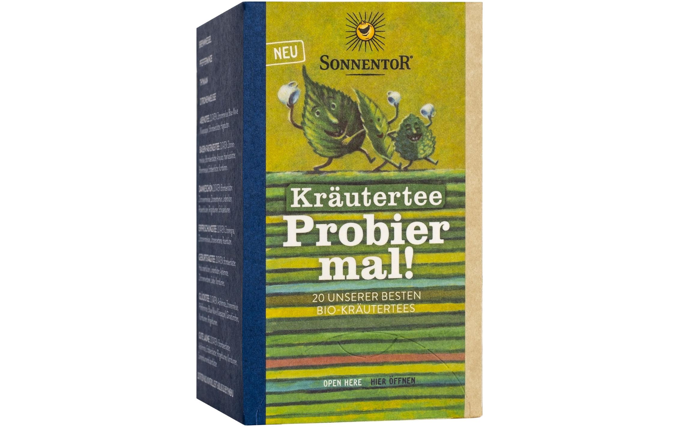 Teebeutel Kräutertee «Probier Mal!» 20 StückHochwertige Kollektion von biologisch zertifiziertem Tee