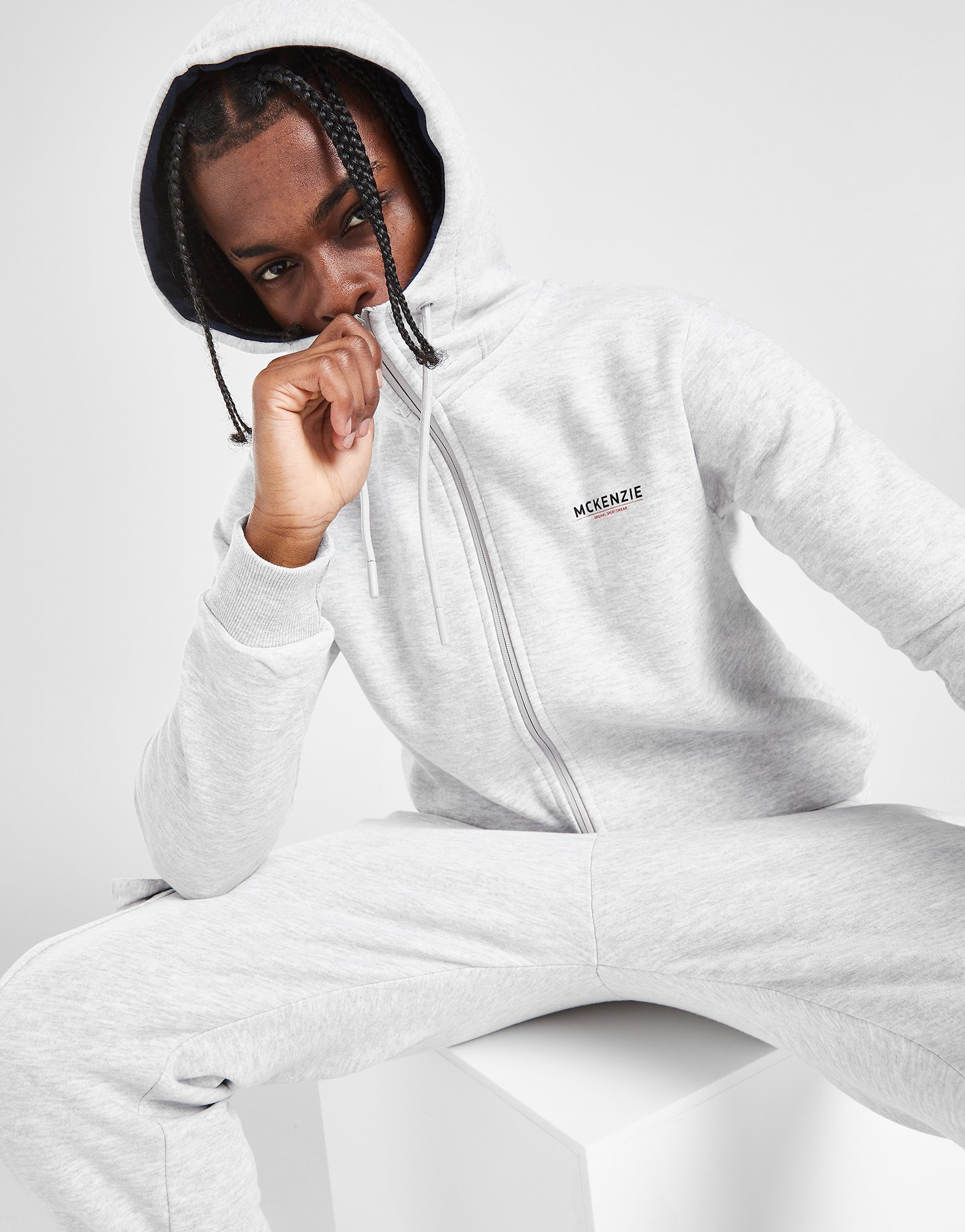 McKenzie Sweat à Capuche Zippé Essential Homme