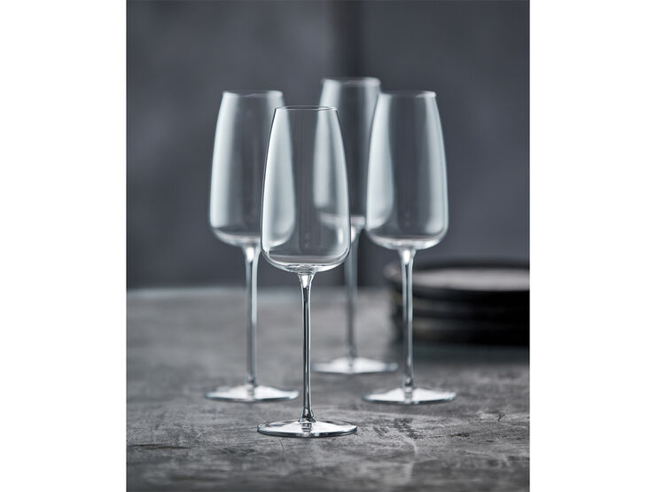 Lyngby Glas Champagneglas Veneto 36 cl 2 stk. Klar