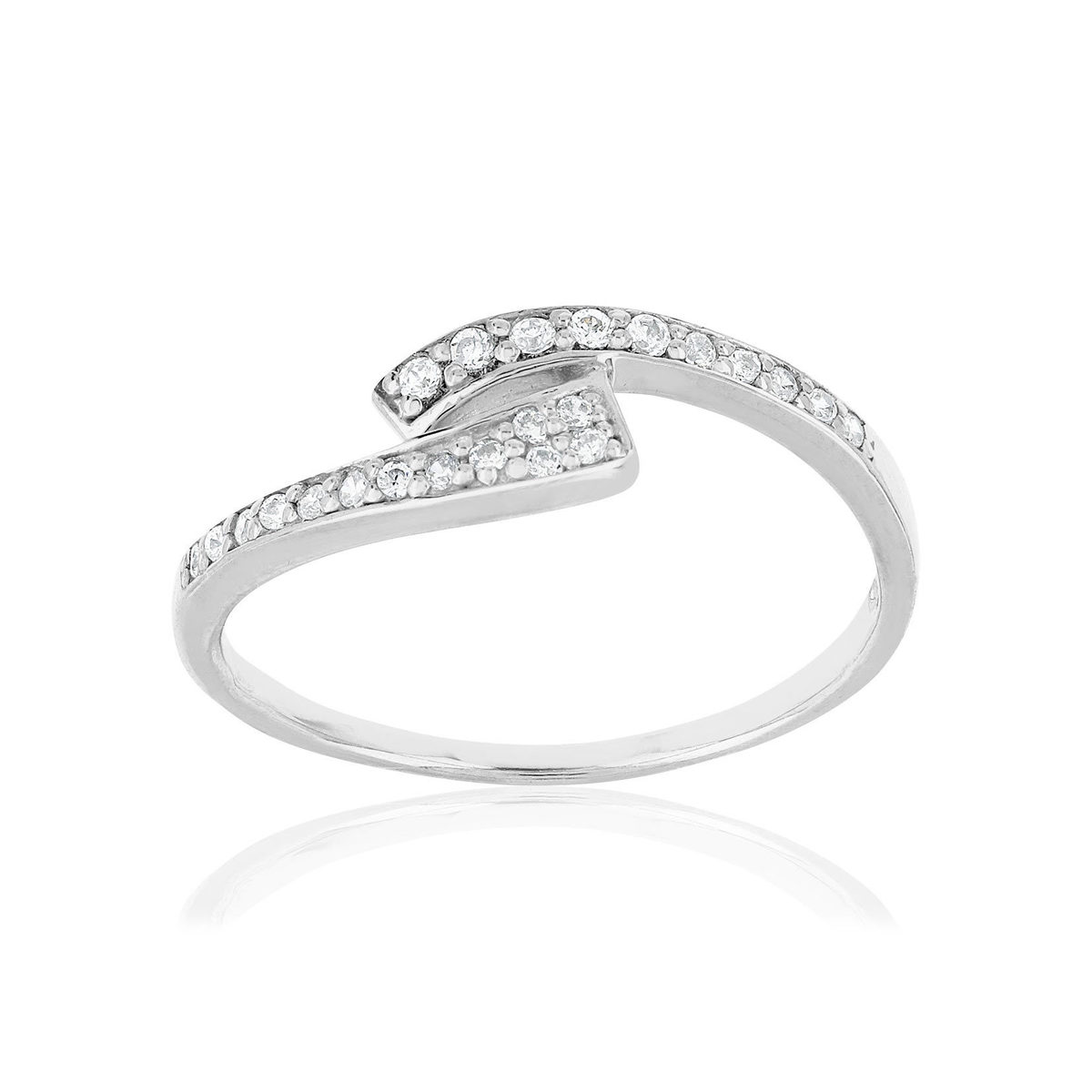 Bague argent 925 zirconias