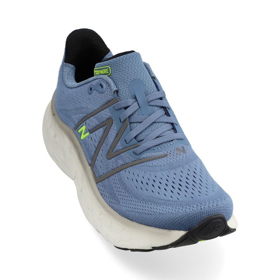 New Balance Chaussures de Running Fresh Foam More V4 - Bleu/Argenté