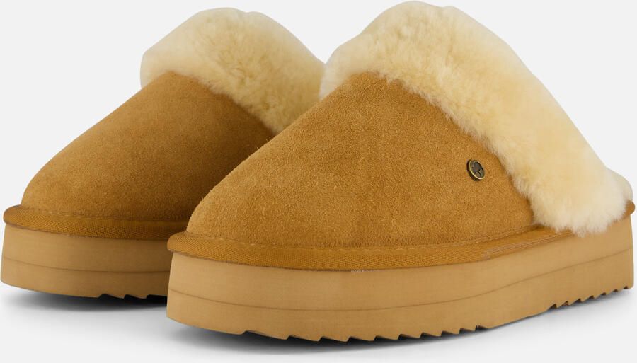 Warmbat Suède Pantoffels voor Wolkenwandeling Brown Dames