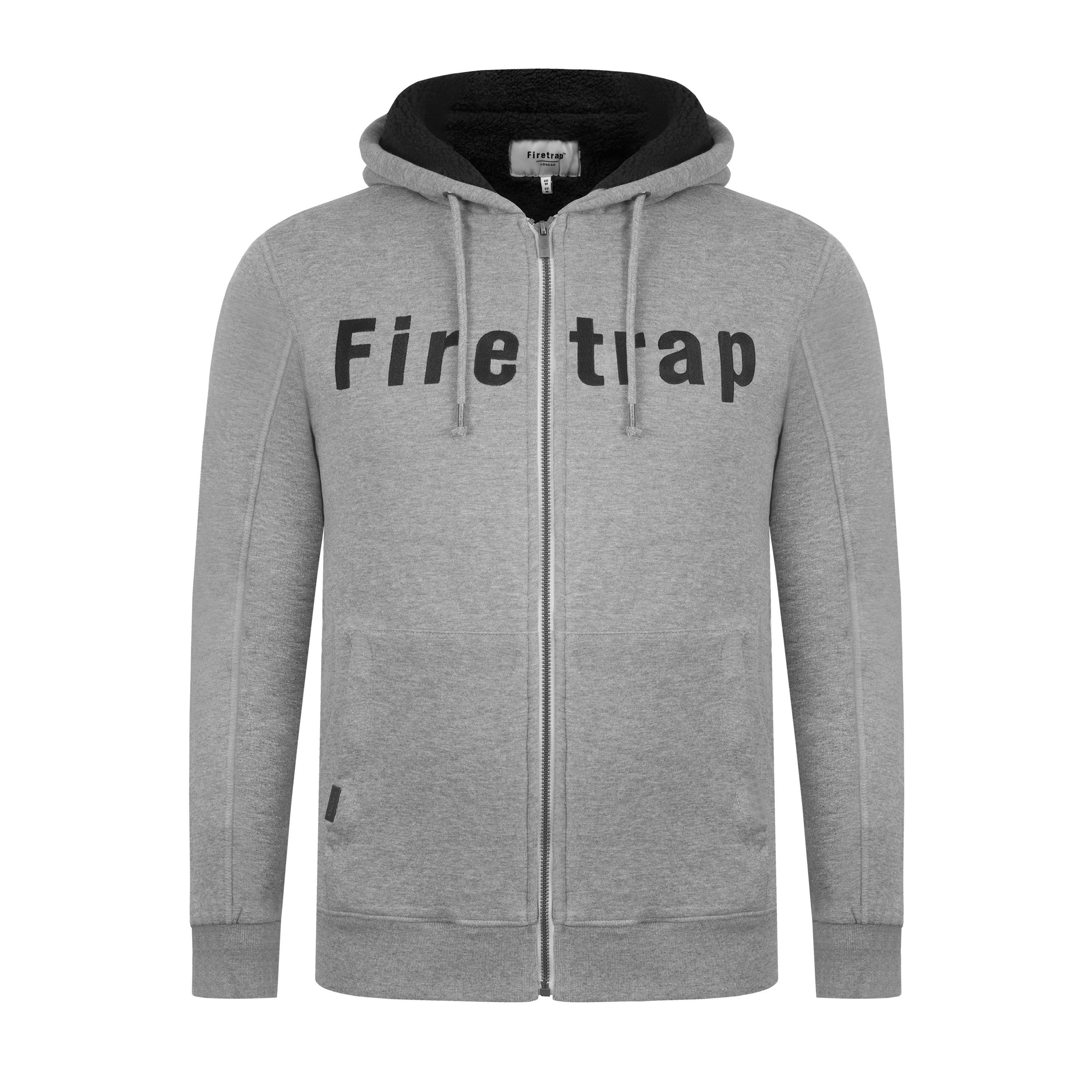 Firetrap Lined Hoodie Mens