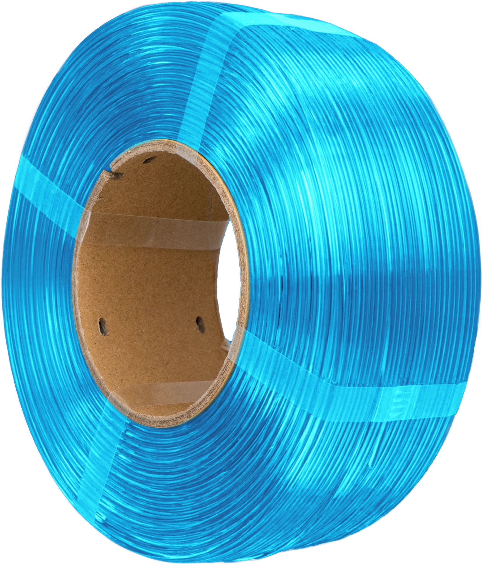 AzureFilm  PETG Hyper Speed Refill Blue Transparent, 1,75 mm / 1000 g    Universal Filament ohne Spule
