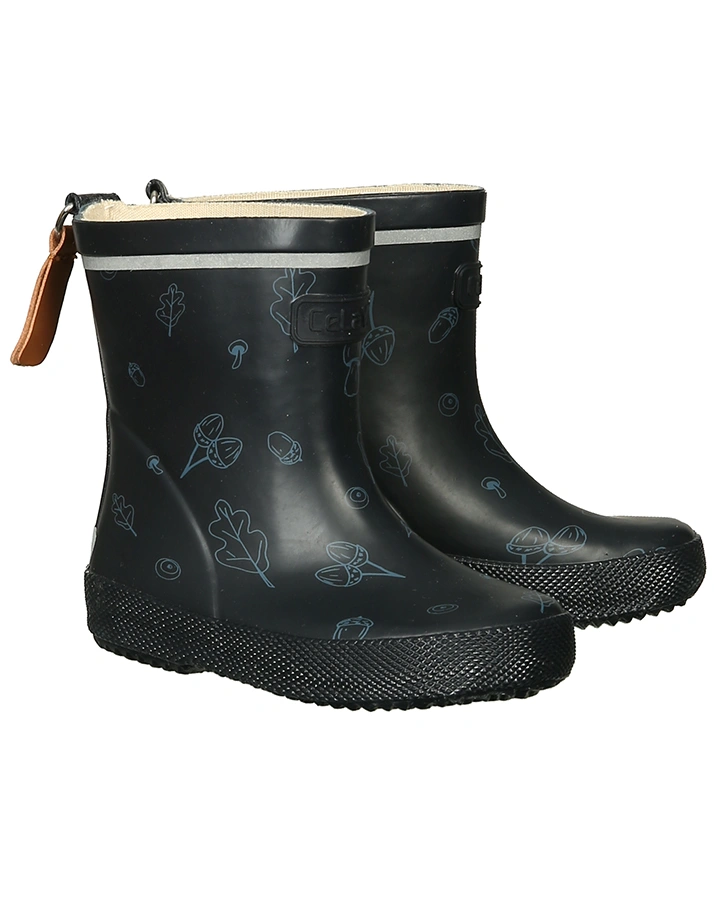 Gummistiefel BASIC AOP in dark navy