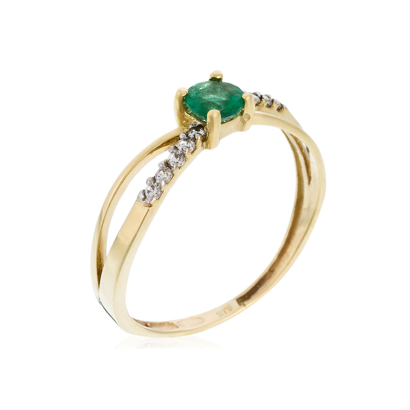 L'Or by Diamanta Bague So Green or jaune