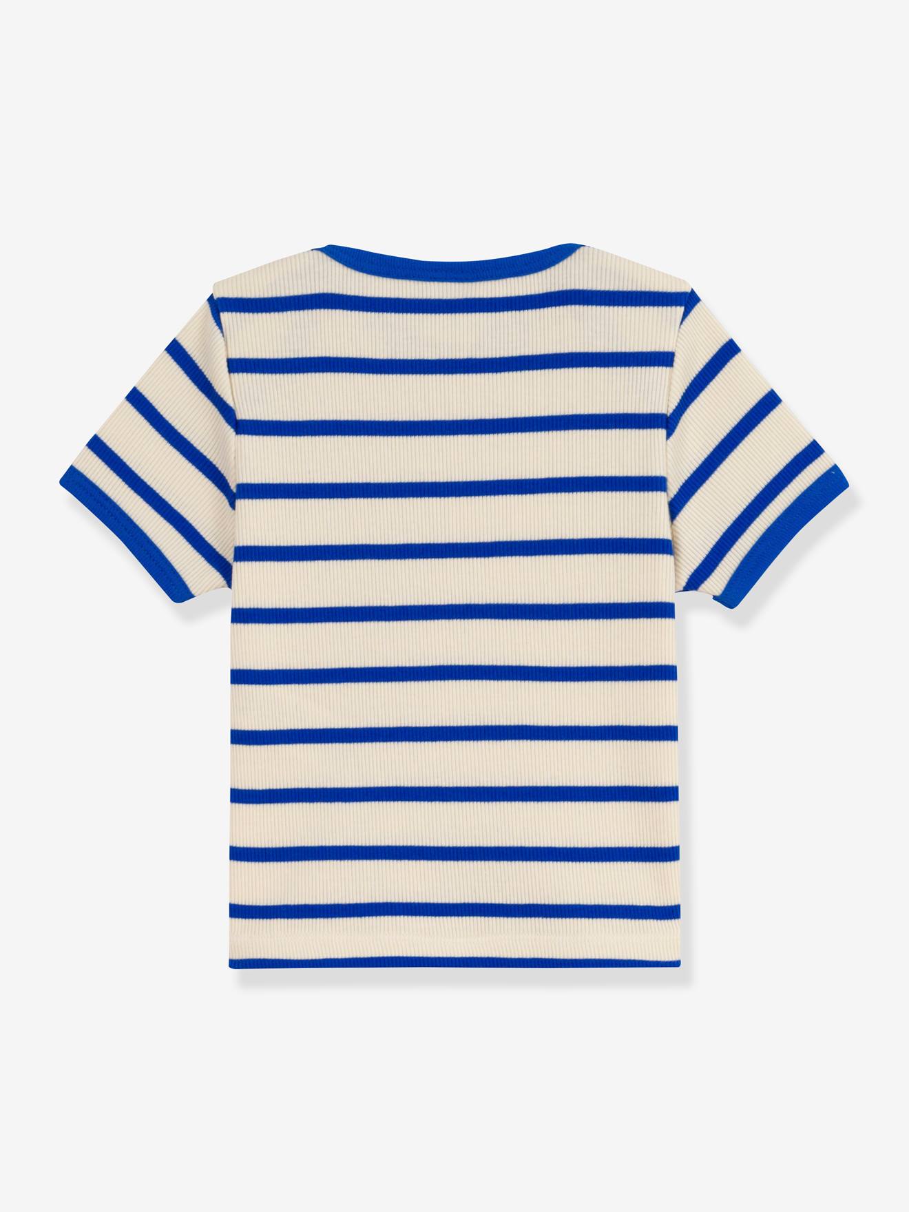 Camiseta PETIT BATEAU bege de manga curta