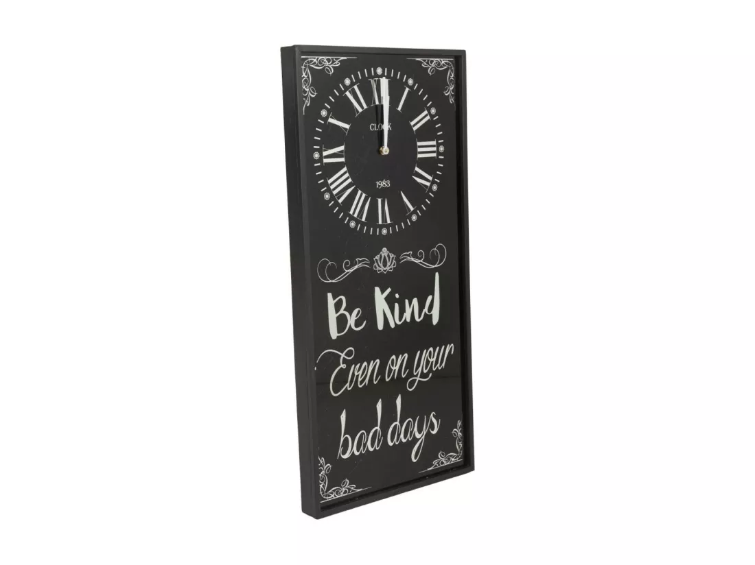 Horloge en métal avec verre 36x76h