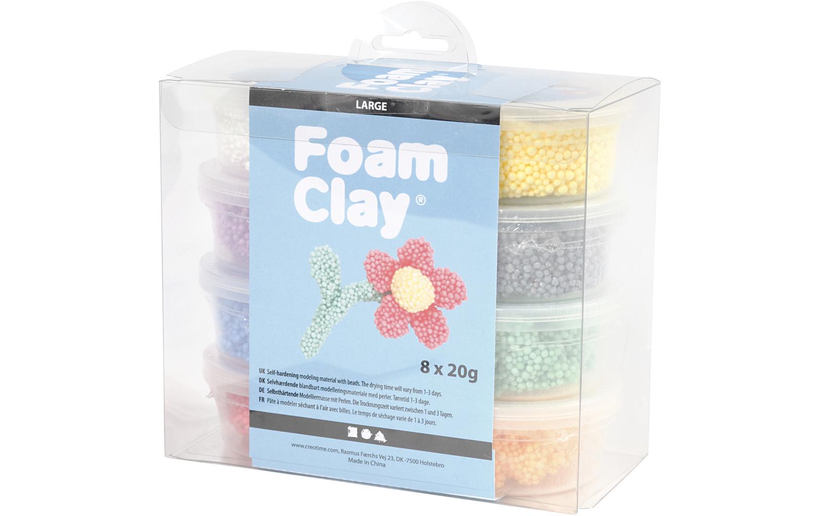 Modellier-Set Foam Clay Extra Large 8-teiligFoam Clay Set