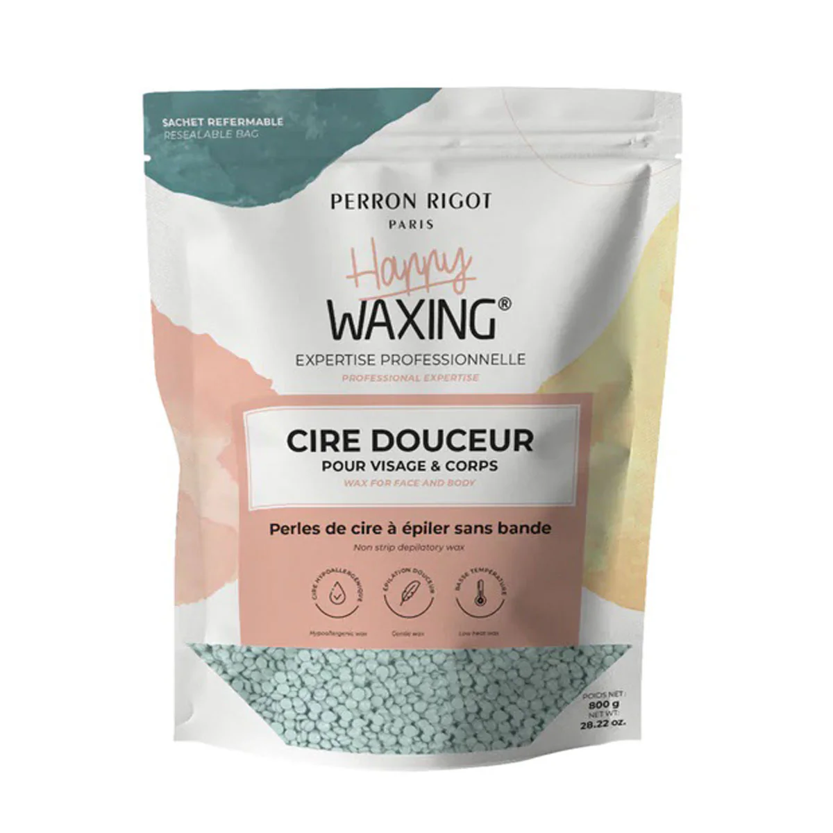 Cire Epilation Pelable HAPPY WAXING DOUCEUR Visage & Corps 400ml
