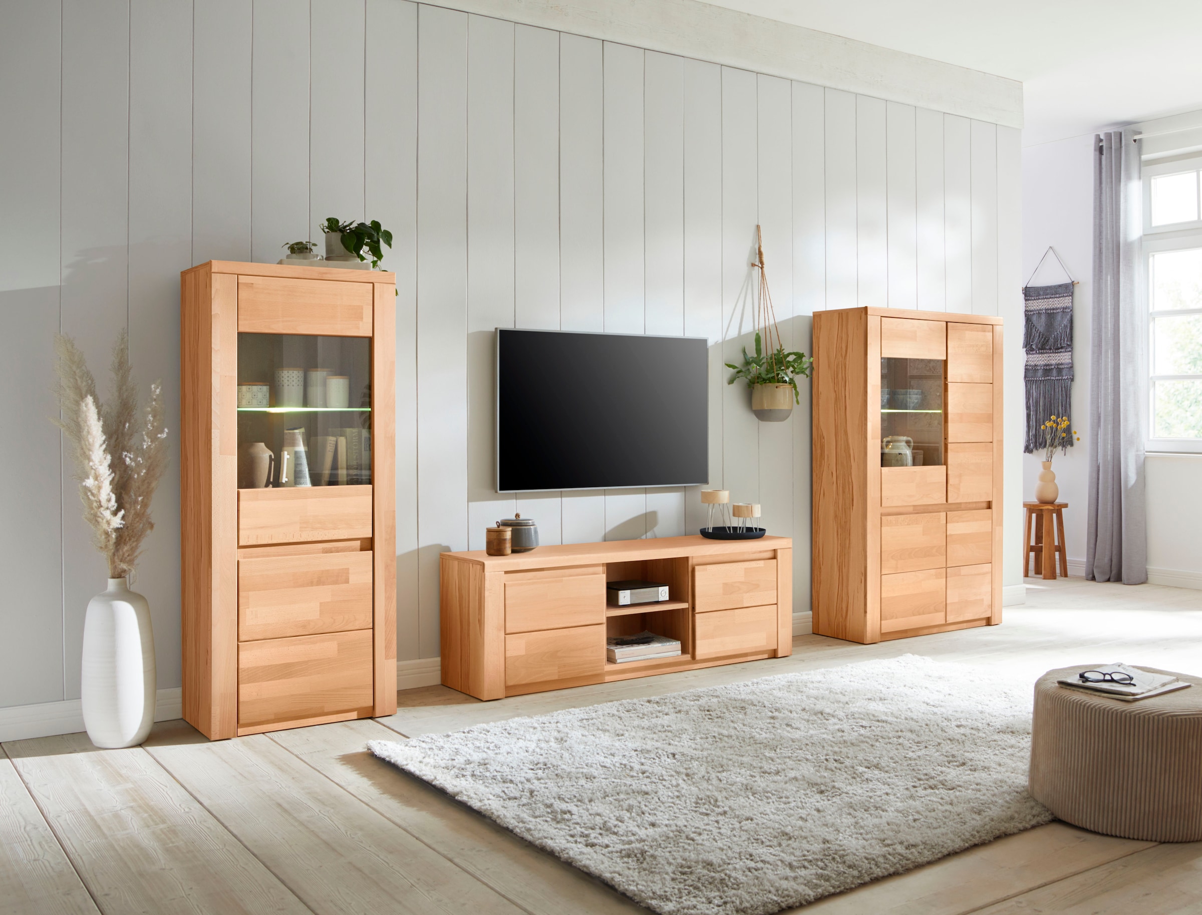 GOODproduct Wohnwand »Burani« Set, 3 Stk. tlg.