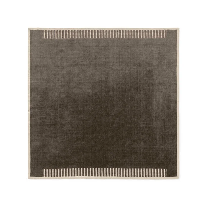 Audo - Duomo Teppich, 270 x 270 cm, marmor grau