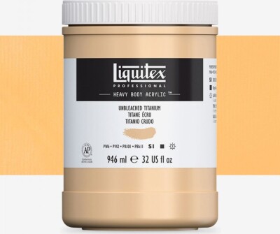 Liquitex - Akrylmaling - Heavy Body - Unbleached Titanium 946 ML