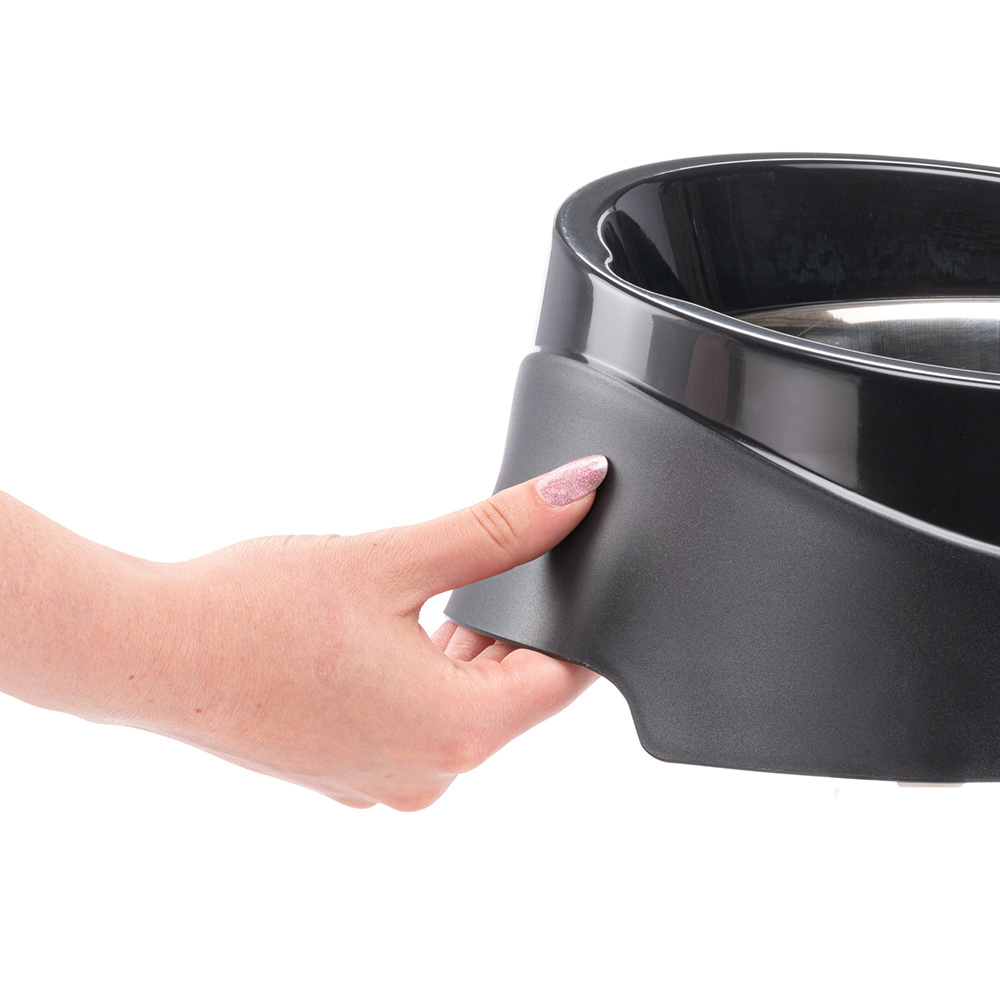Porte-gamelle gamelles acier bord de confinement nourriture eau chien ferplast duo feed