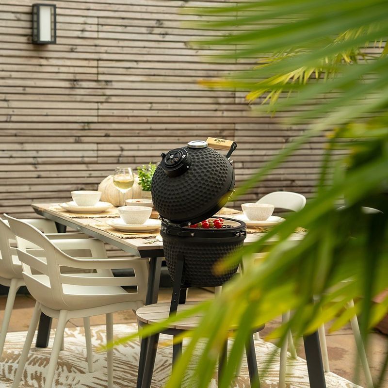 Patton - Classic Kamado - Mini - Ø28 cm - Matzwart - Keramisch
