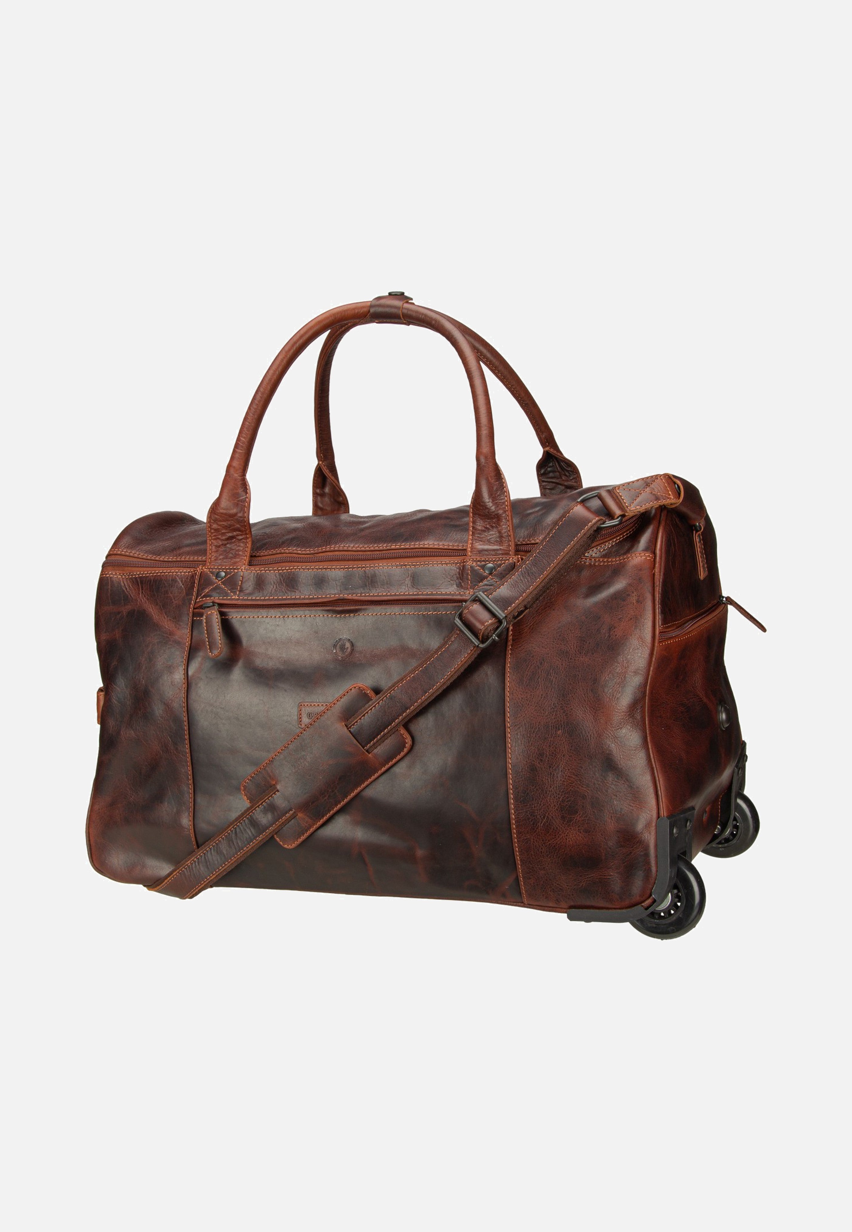 Rugged Trolley Traveller Teak Brown - Travel Bag