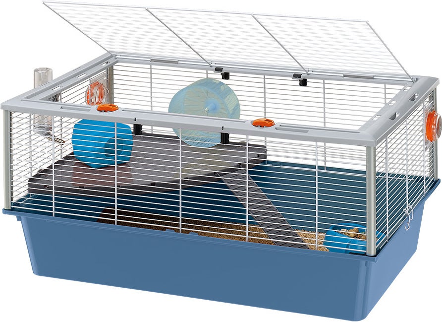 Ferplast hamsterkooi Criceti blauw 78 x 48 x 39 cm
