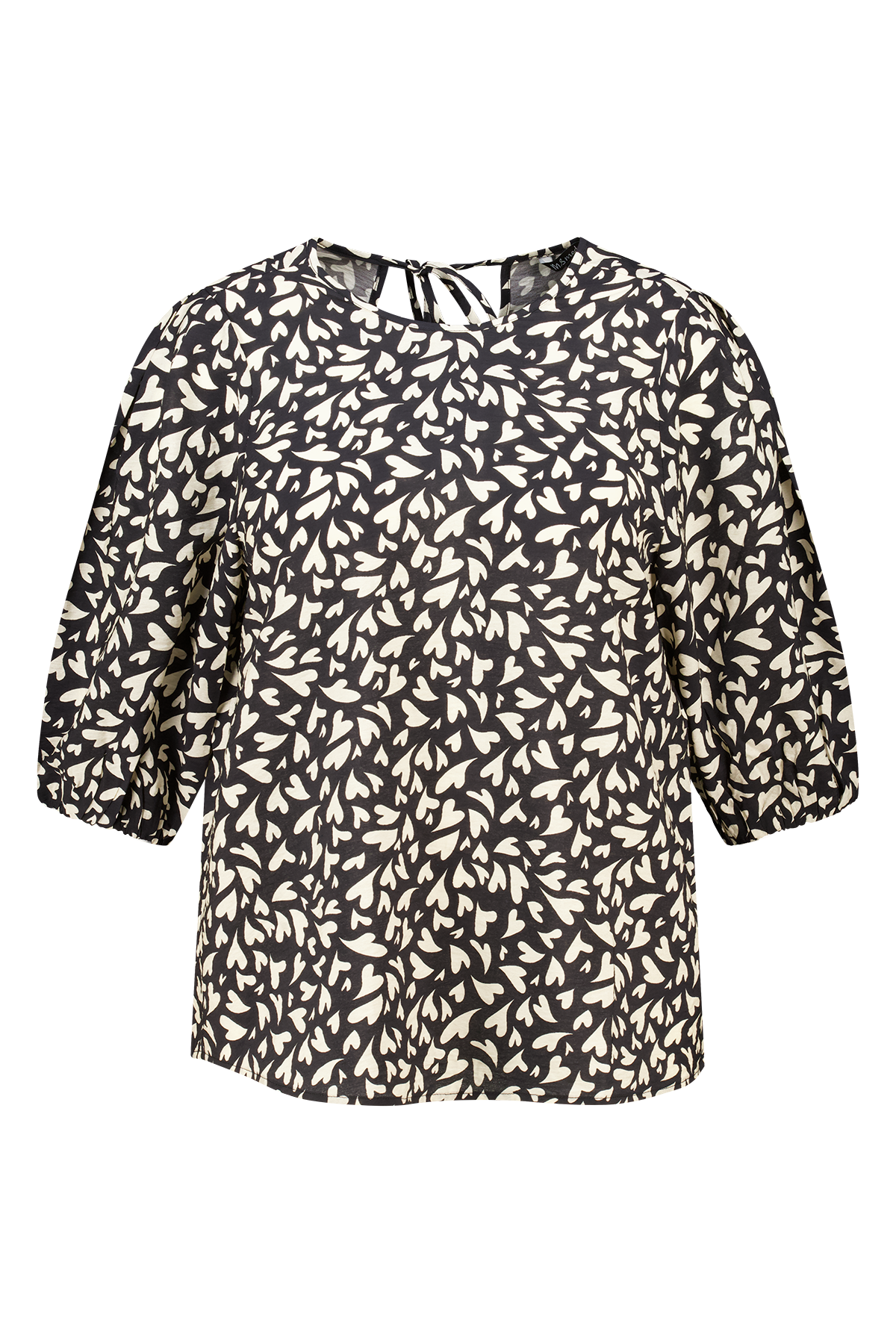 Blouse met print Multi zwart-wit