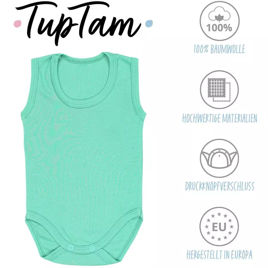 TupTam Baby Jungen Achselbody 5er Pack blau